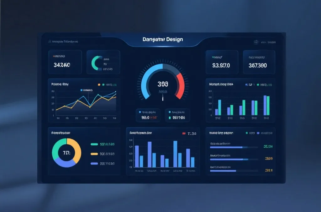 数据仪表盘与信息更新机制展示